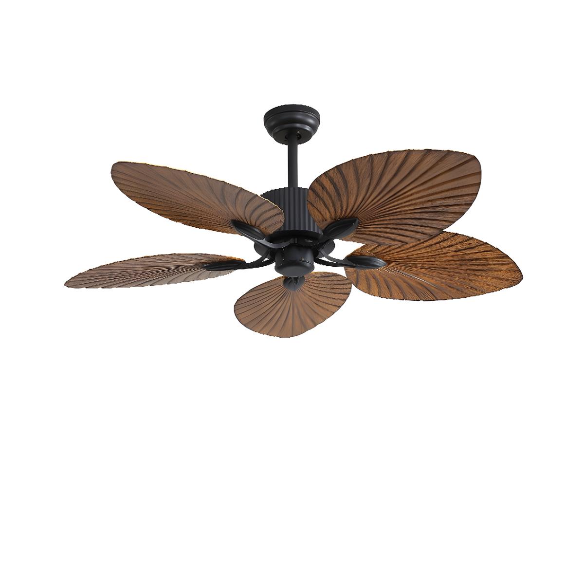 20.47 '' Variable Frequency 5-Leaf Palm Leaf Ceiling Fan