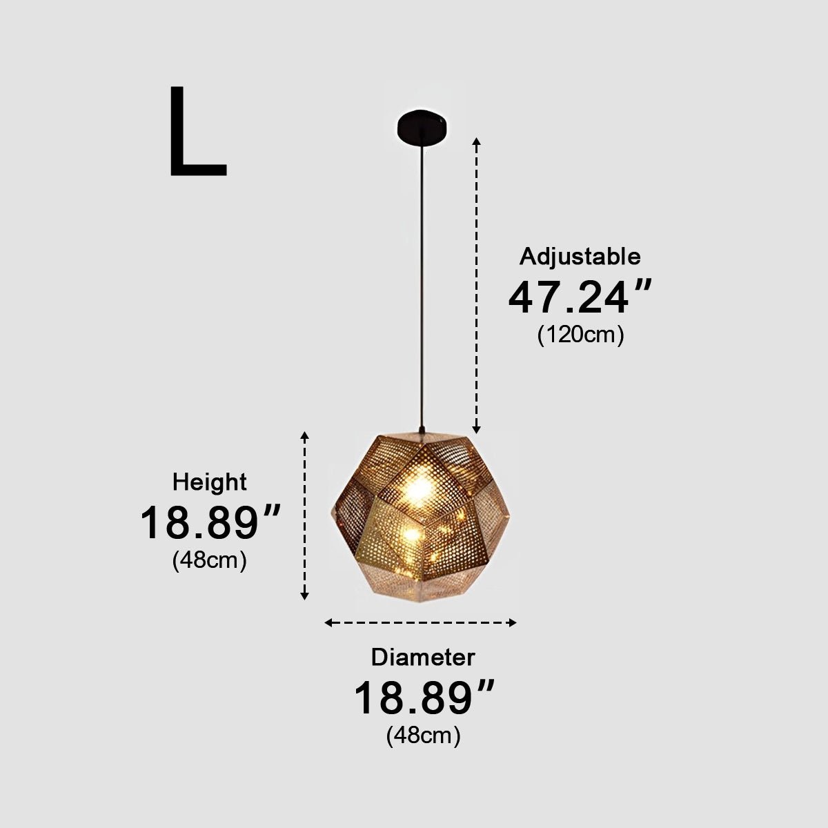 Geometric Round Electroplated Metal Postmodern Pendant Light Chandelier Ceiling Light