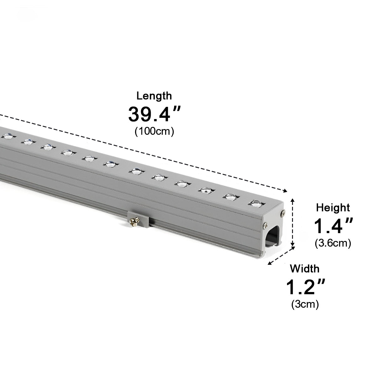 Minimalist Linear Splicing Waterproof DC24V Outdoor LED Strip Lights