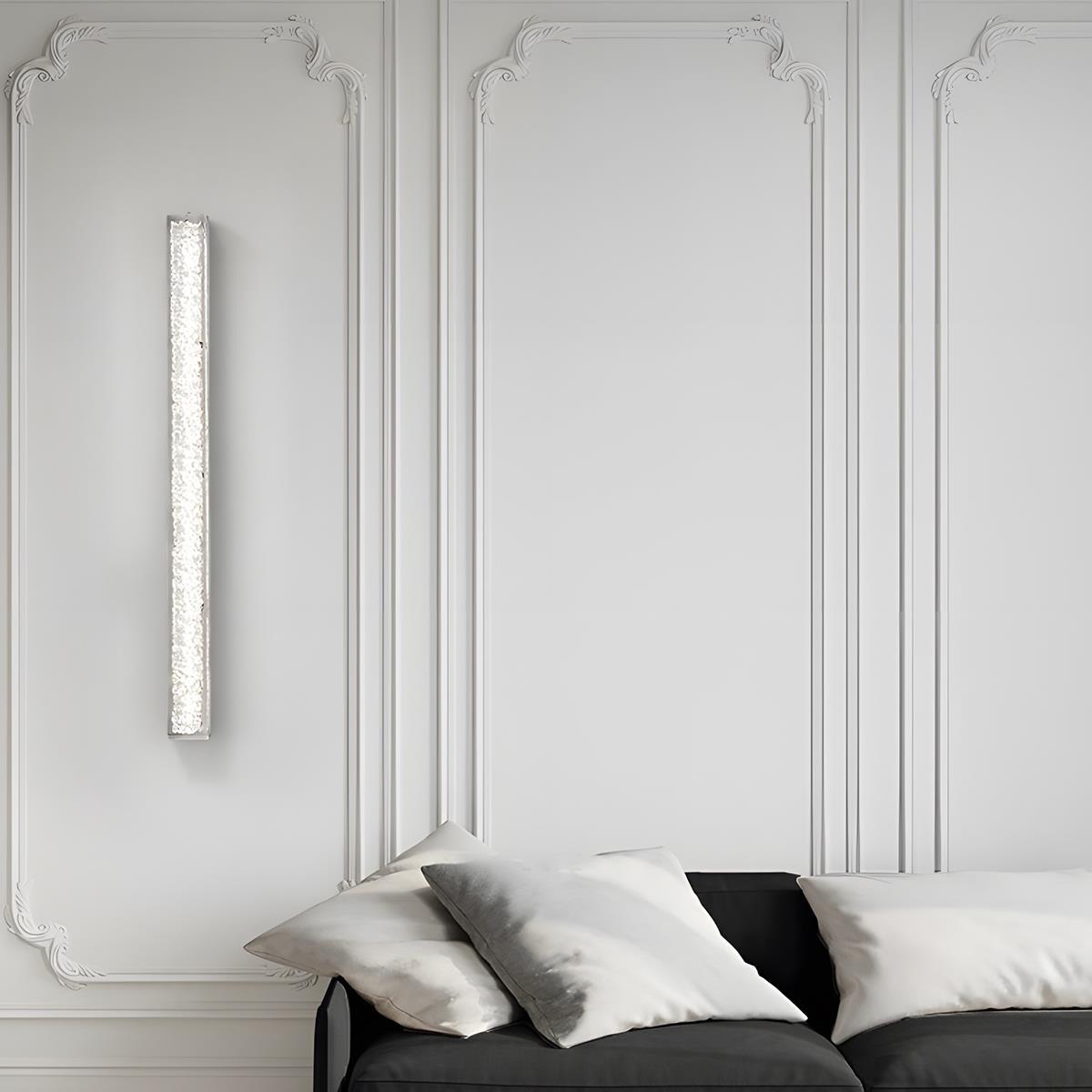 Modern Minimalist Creative Clear Wave LED Indoor Wall Sconces