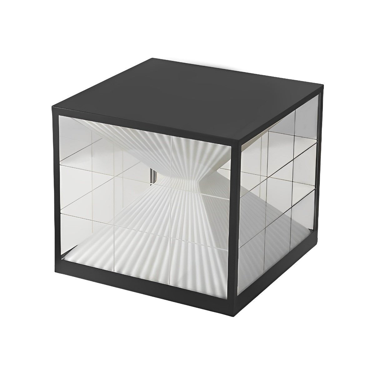 Square Creative Hourglass Shape LED Waterproof Fence Post Caps Light