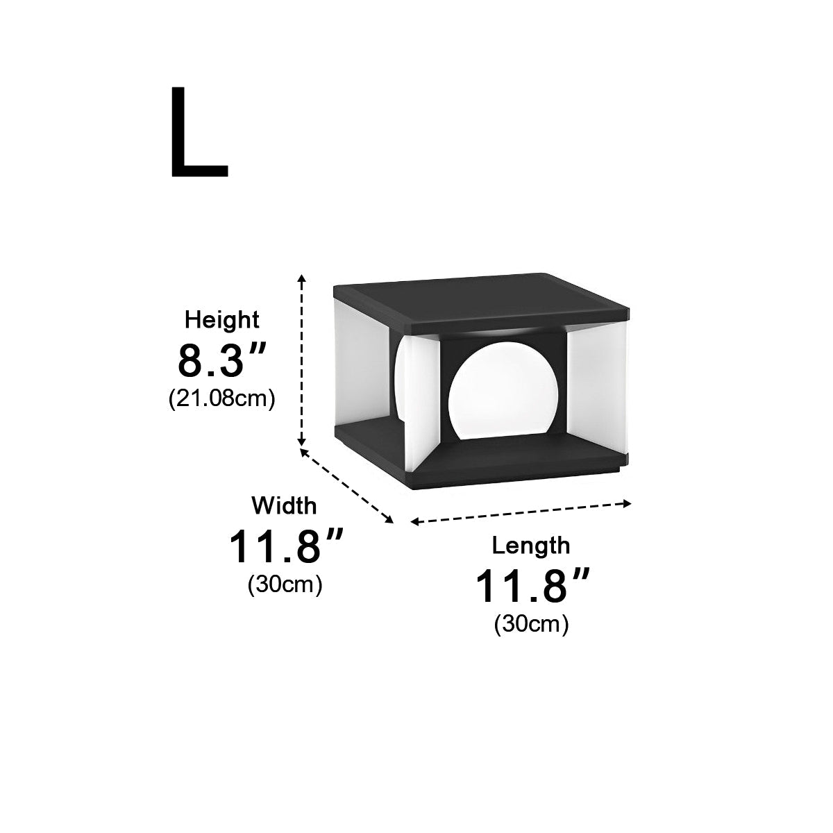 Square LED Waterproof Modern Post Caps Lights Deck Post Lights