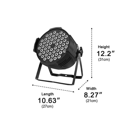 162W 54 LED Beam Spot Light Special Effects Lighting