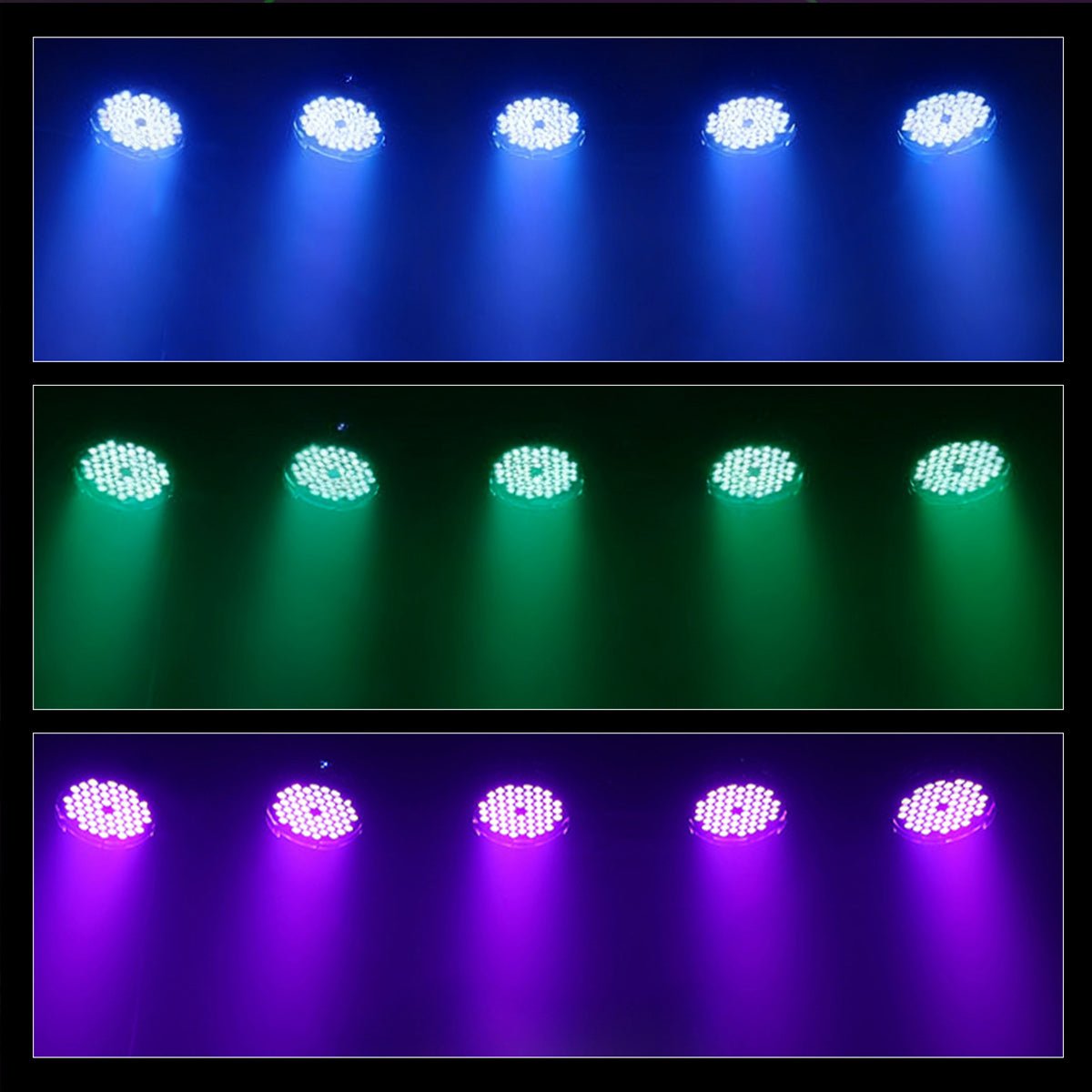 162W 54 LED Beam Spot Light Special Effects Lighting