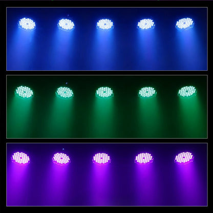 162W 54 LED Beam Spot Light Special Effects Lighting