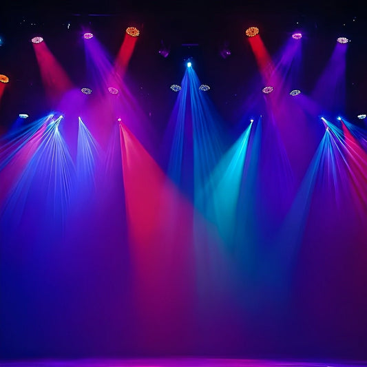 162W 54 LED Beam Spot Light Special Effects Lighting