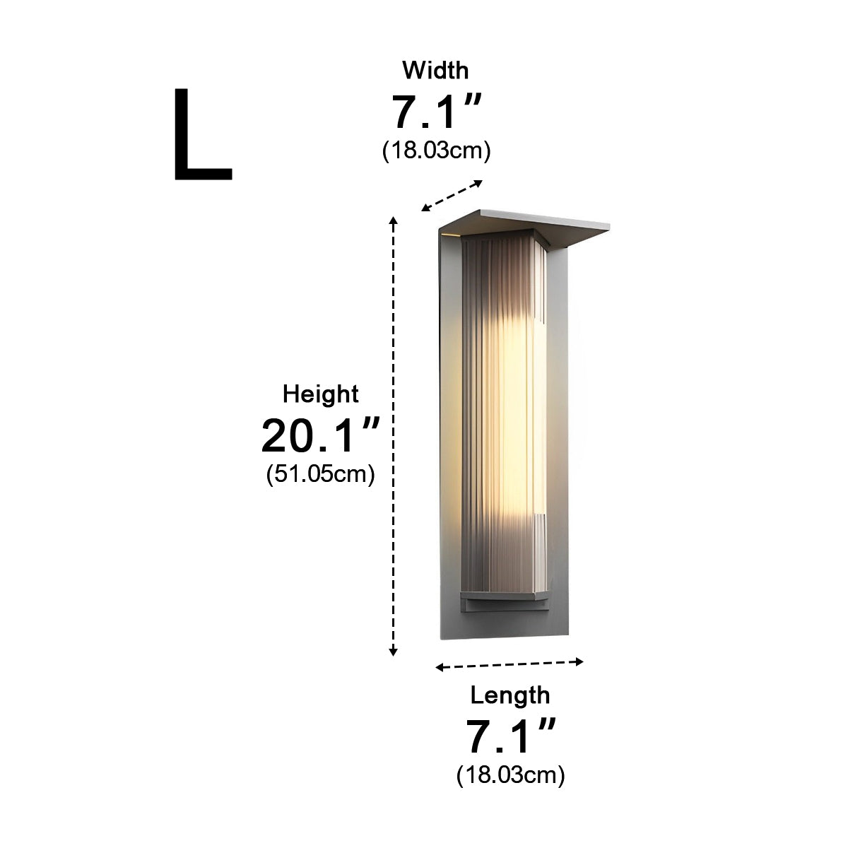 Waterproof LED Vintage Outdoor Wall Light Fixture Wall Sconce Latern Lamp
