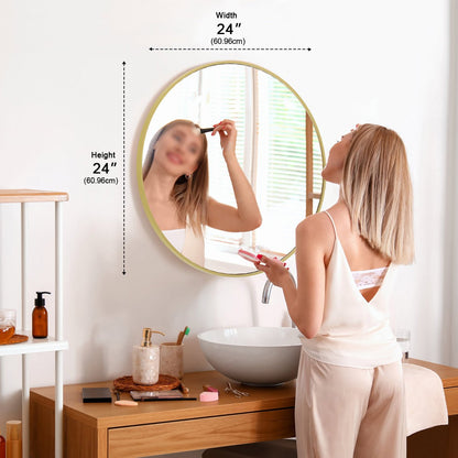 20 inch Round High-definition Wall Makeup Mirror Vanity Mirrors
