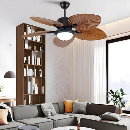 20.47 '' Variable Frequency 5-Leaf Palm Leaf Ceiling Fan