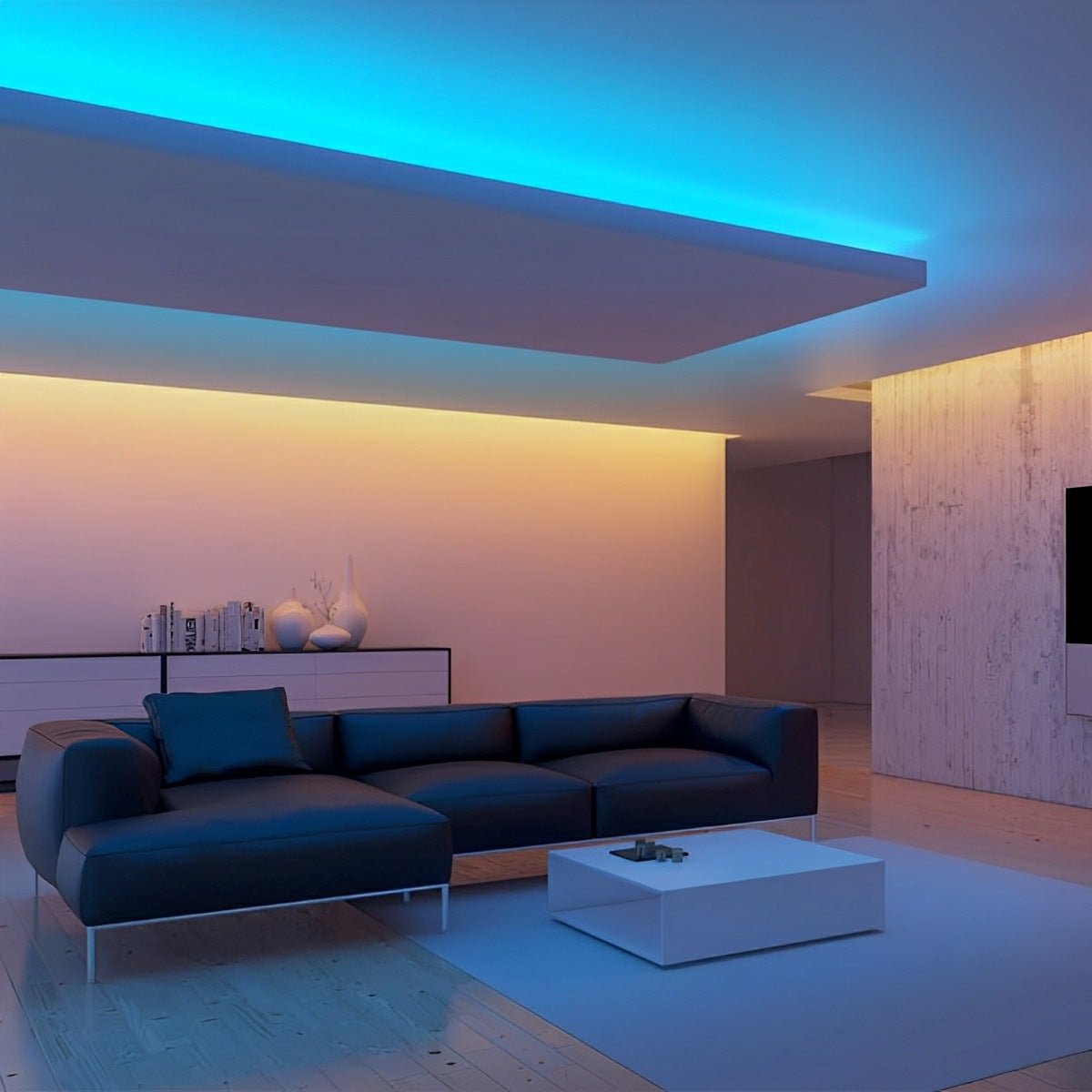 24V Waterproof RGB Outdoor Recessed Flexible LED Linear Lights 39.37 ''