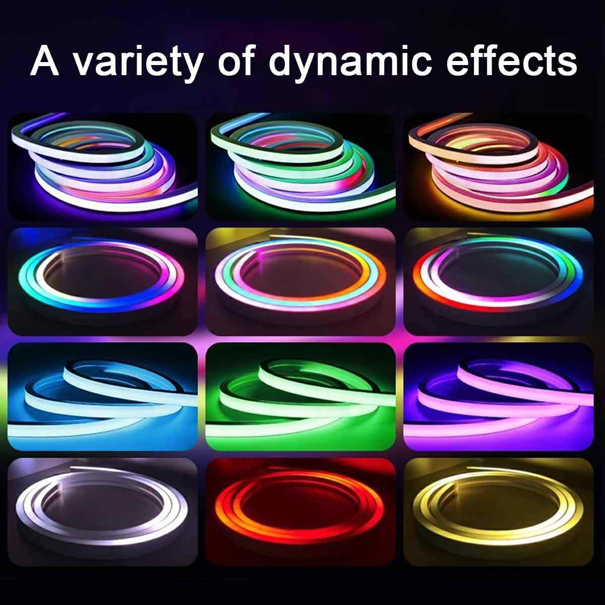 24V Waterproof RGB Outdoor Recessed Flexible LED Linear Lights 39.37 ''