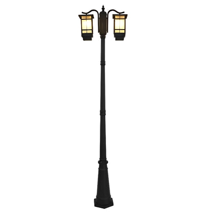 Waterproof Black Modern Outdoor Pole Lights Public Lighting