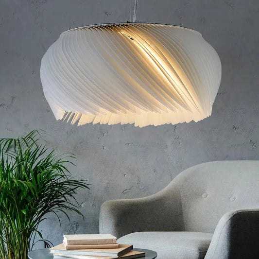ClearGlow ceiling light with integrated LED providing adjustable brightness and warm white light for a cozy atmosphere.