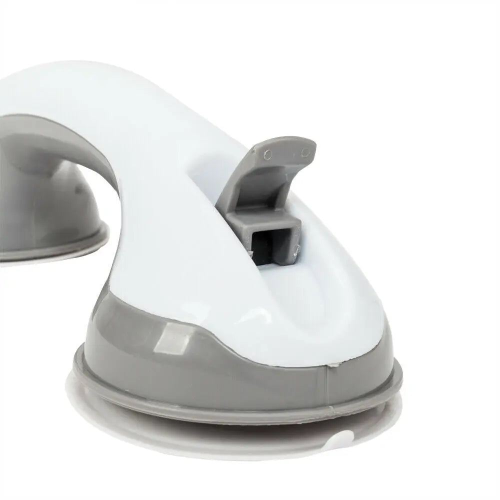 Compact and secure GripPro suction handle for added bathroom safety.