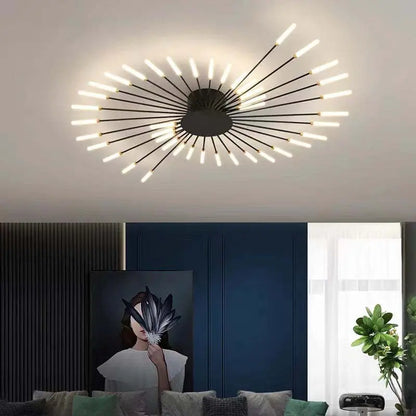 LumiAero ceiling light brightening a contemporary living room with clean, neutral tones - 4.