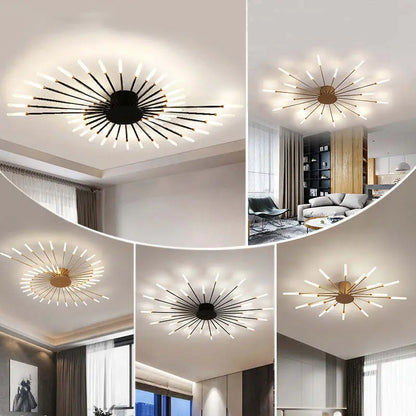 LumiAero LED ceiling light providing versatile lighting options for different atmospheres.