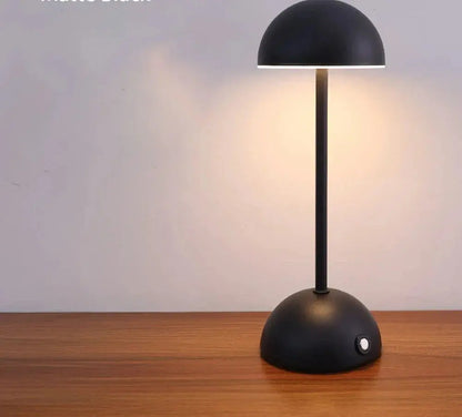 LumiTone LED mood lamp in warm light mode, casting a cozy glow for relaxation.