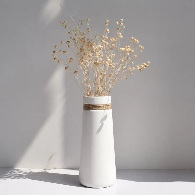 NaturalCharm rustic vase used as an accent in a neutral-toned room, enhancing the natural aesthetic.