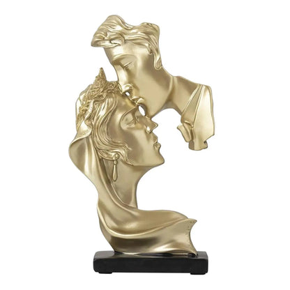 Close-up of RomanticSoul sculpture, highlighting intricate detailing and polished finish representing timeless love.