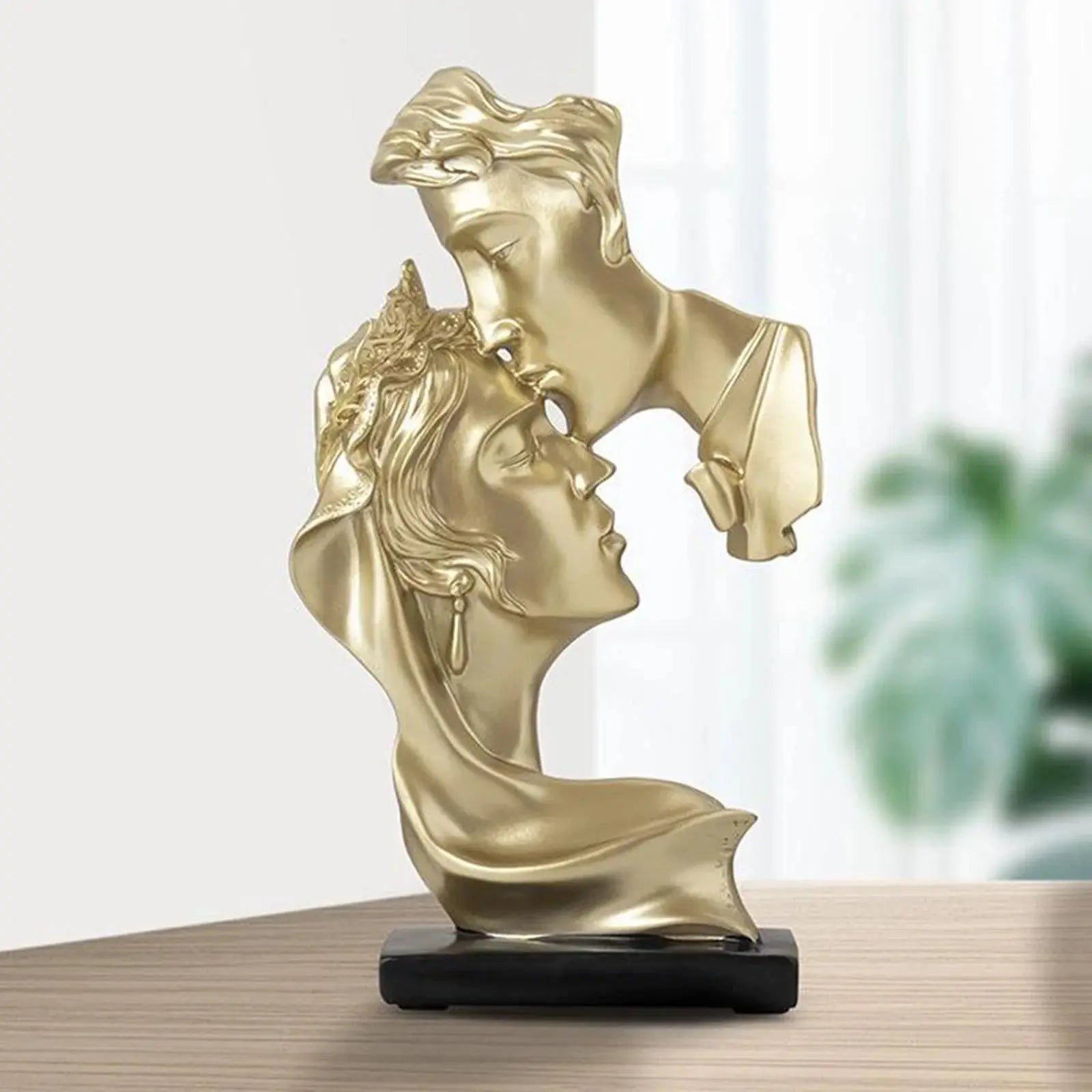 RomanticSoul sculpture placed in a living room, blending soft light with elegant decor.