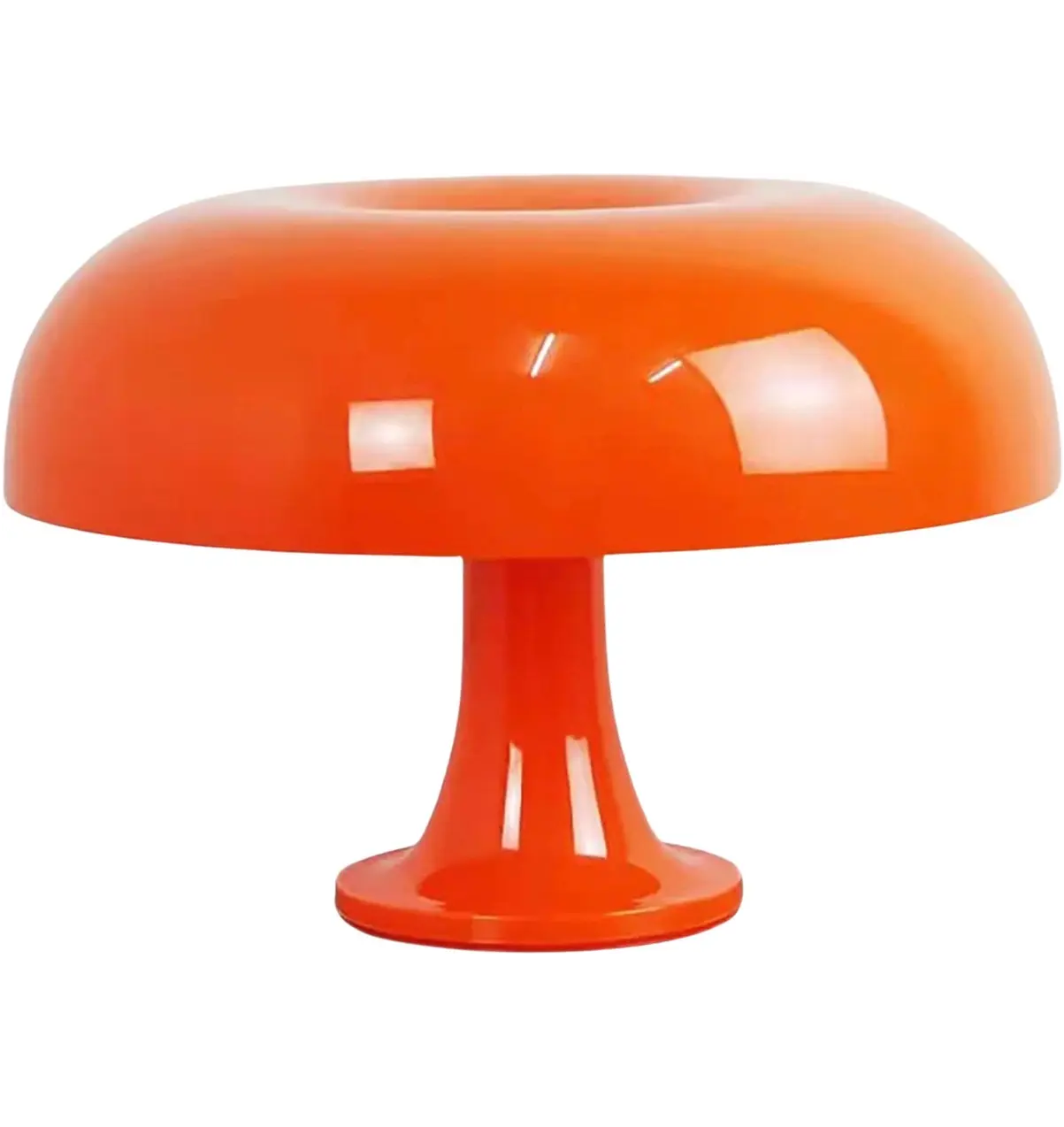 Sleek ZenGlow mushroom lamp with a nature-inspired shape for stylish decor.