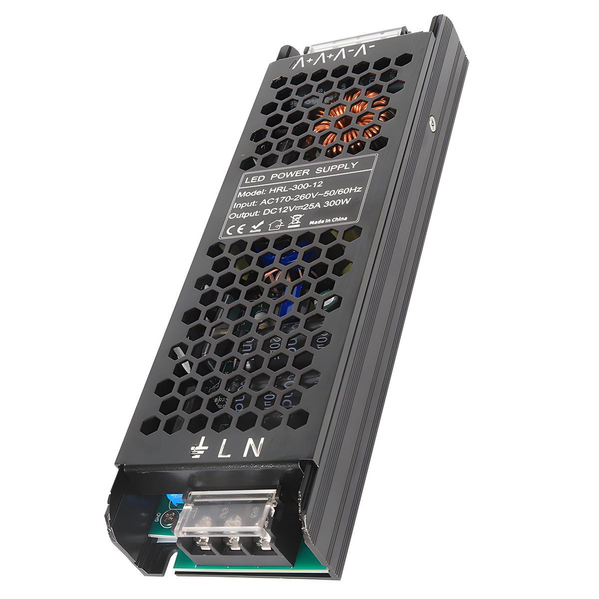 AC 110V to DC 12/24V Voltage Transformer Power Switch Regulator 150W 300W