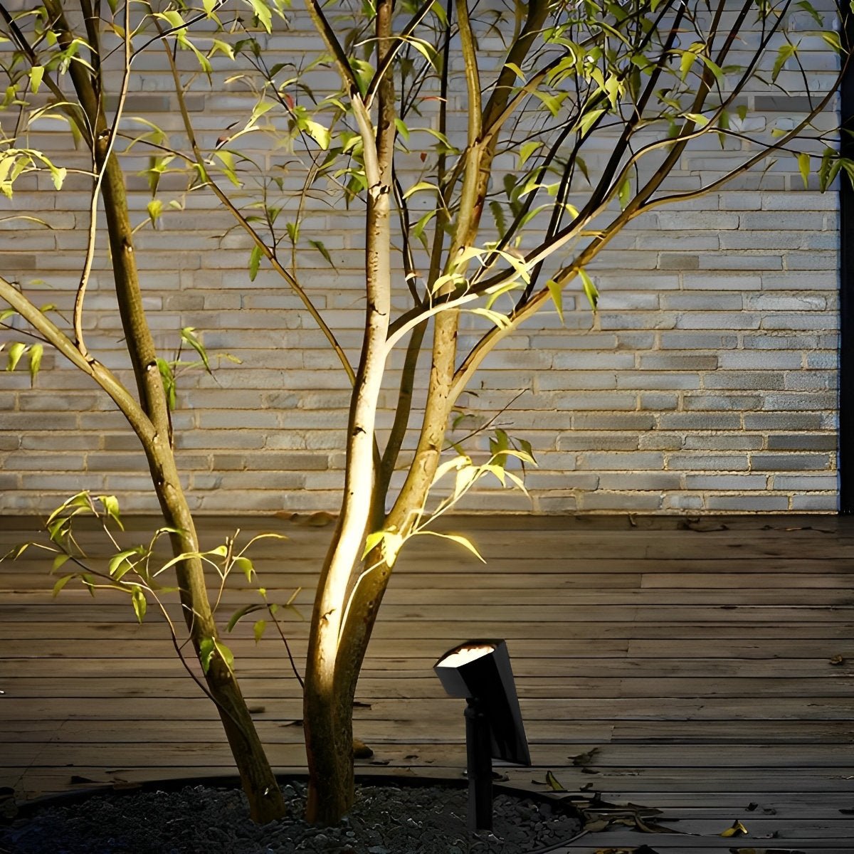 Adjustable Waterproof Multicolor Solar Spot Light With Sensor Landscape Lighting