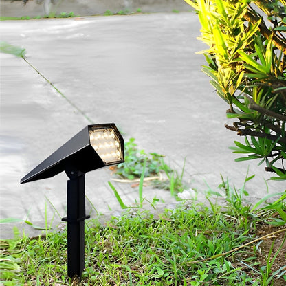 Adjustable Waterproof Multicolor Solar Spot Light With Sensor Landscape Lighting