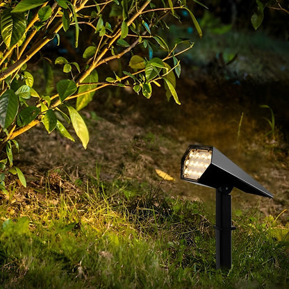 Adjustable Waterproof Multicolor Solar Spot Light With Sensor Landscape Lighting