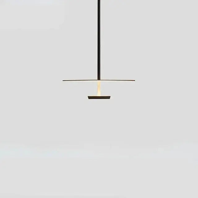 Close-up of the ArcGlow pendant light, showcasing the smooth finish and elegant arc shape for refined interior lighting.