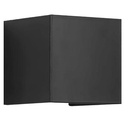Black Square Up Down LED Lighting Exterior Porch Lights