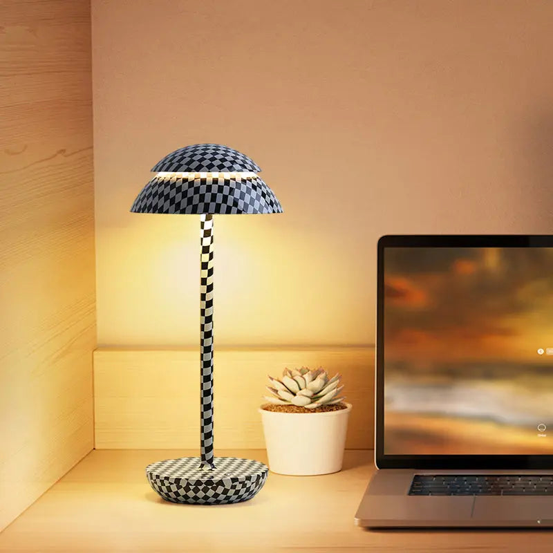 BrightEase lamp on a desk, perfect for focused lighting in workspaces