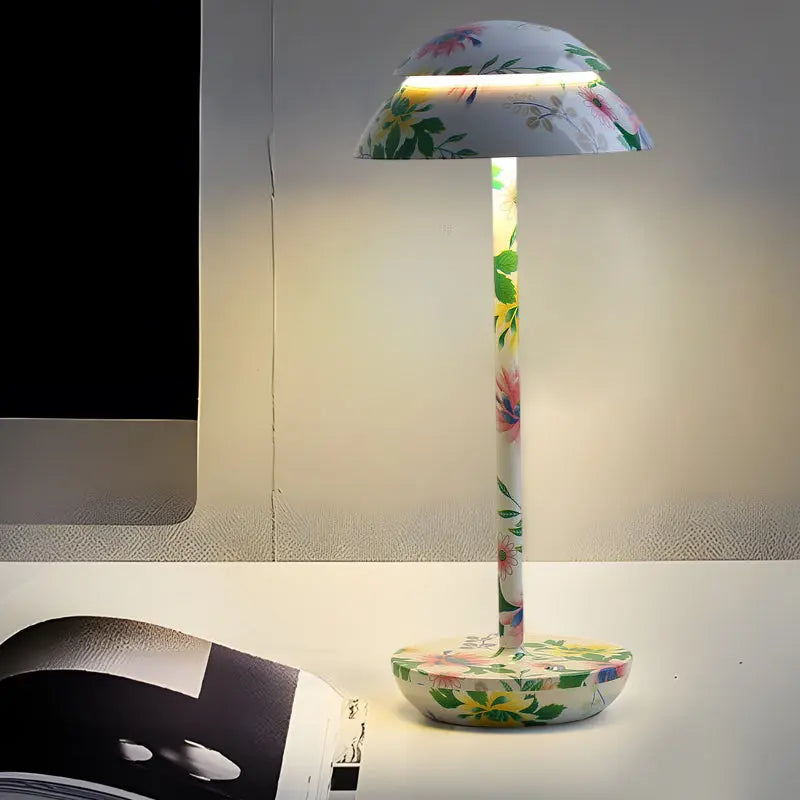 BrightEase lamp on a desk, perfect for focused lighting in workspaces