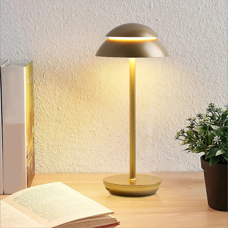 BrightEase lamp on a desk, perfect for focused lighting in workspaces