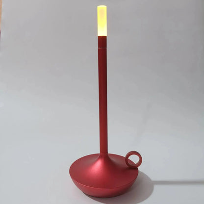 BrightFlex LED desk lamp at a dimmed setting, providing a softer light for relaxation or low-light environments.