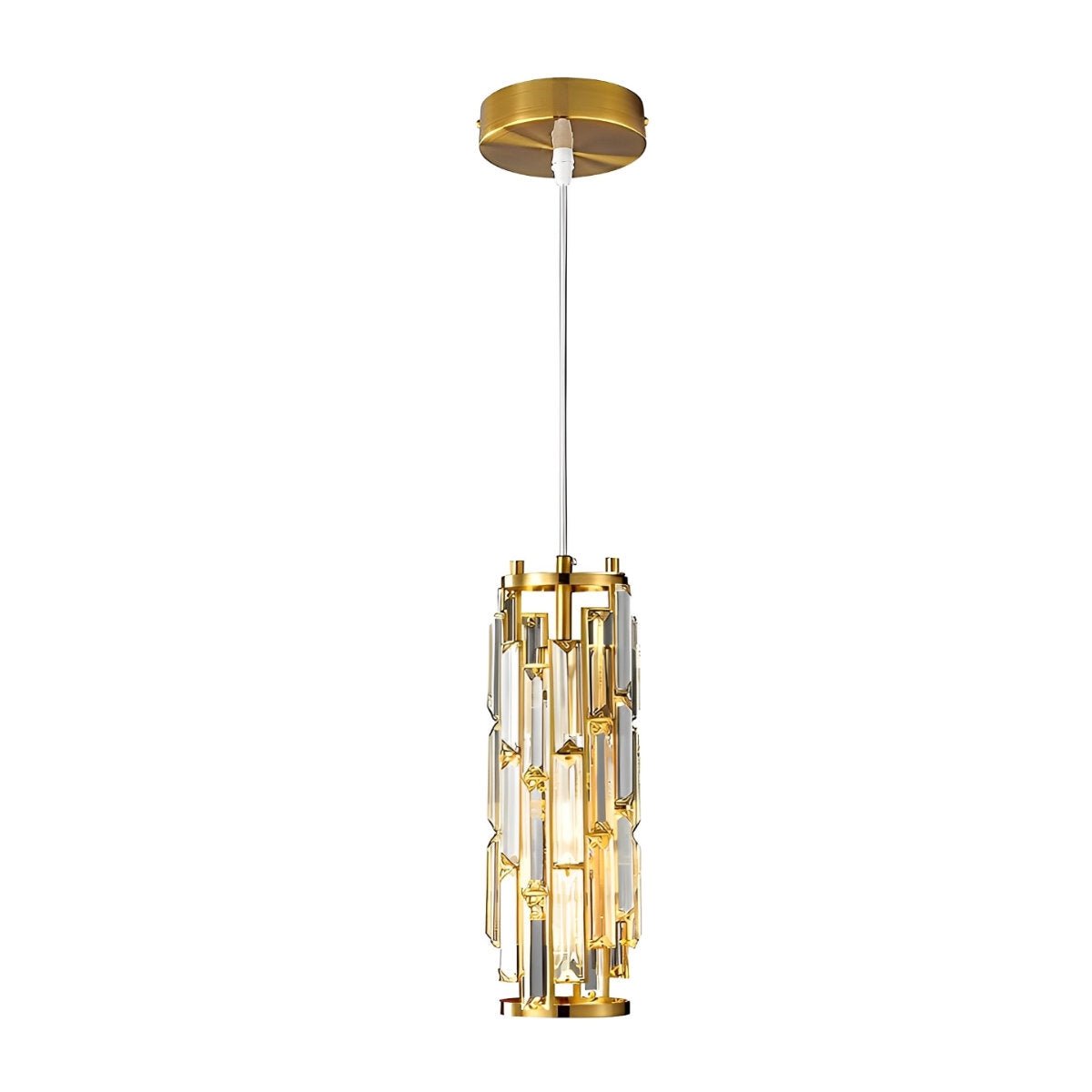 Creative Iron Crystal Glass Chandelier Pendant Lights Ceiling Lamp