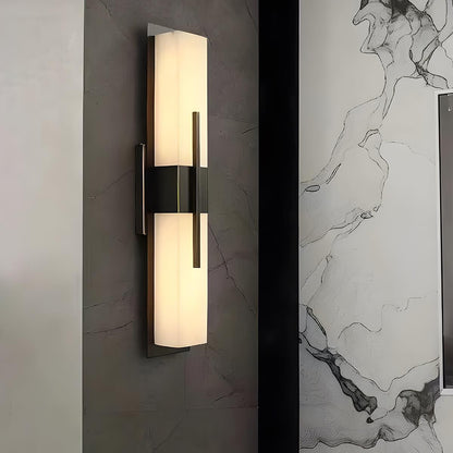 Creative Rectangular LED Waterproof Black Modern Outdoor Wall Lamp Sconec Light