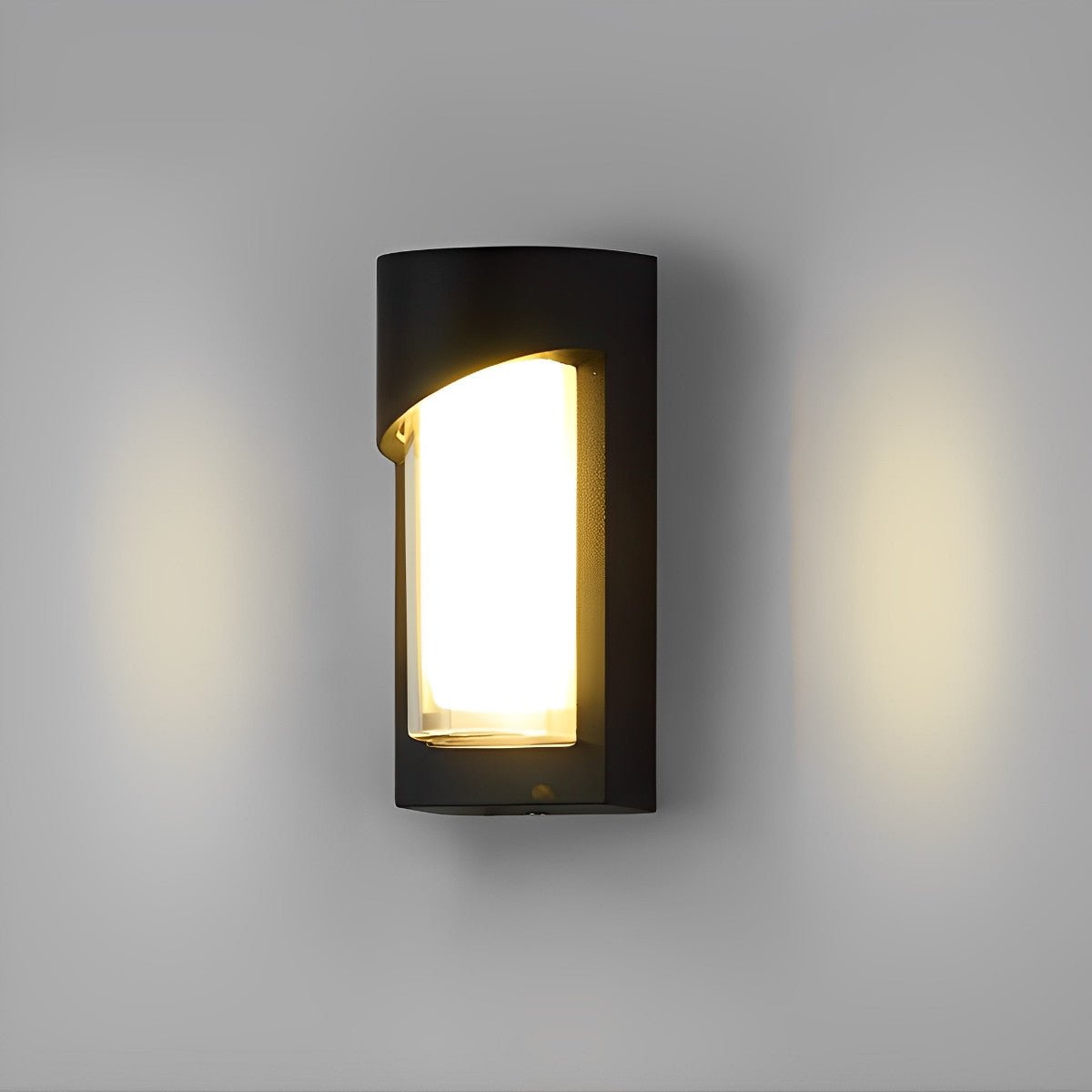Creative Waterproof LED Black Modern Outdoor Wall Lamp Exterior Lights Wall Sconce