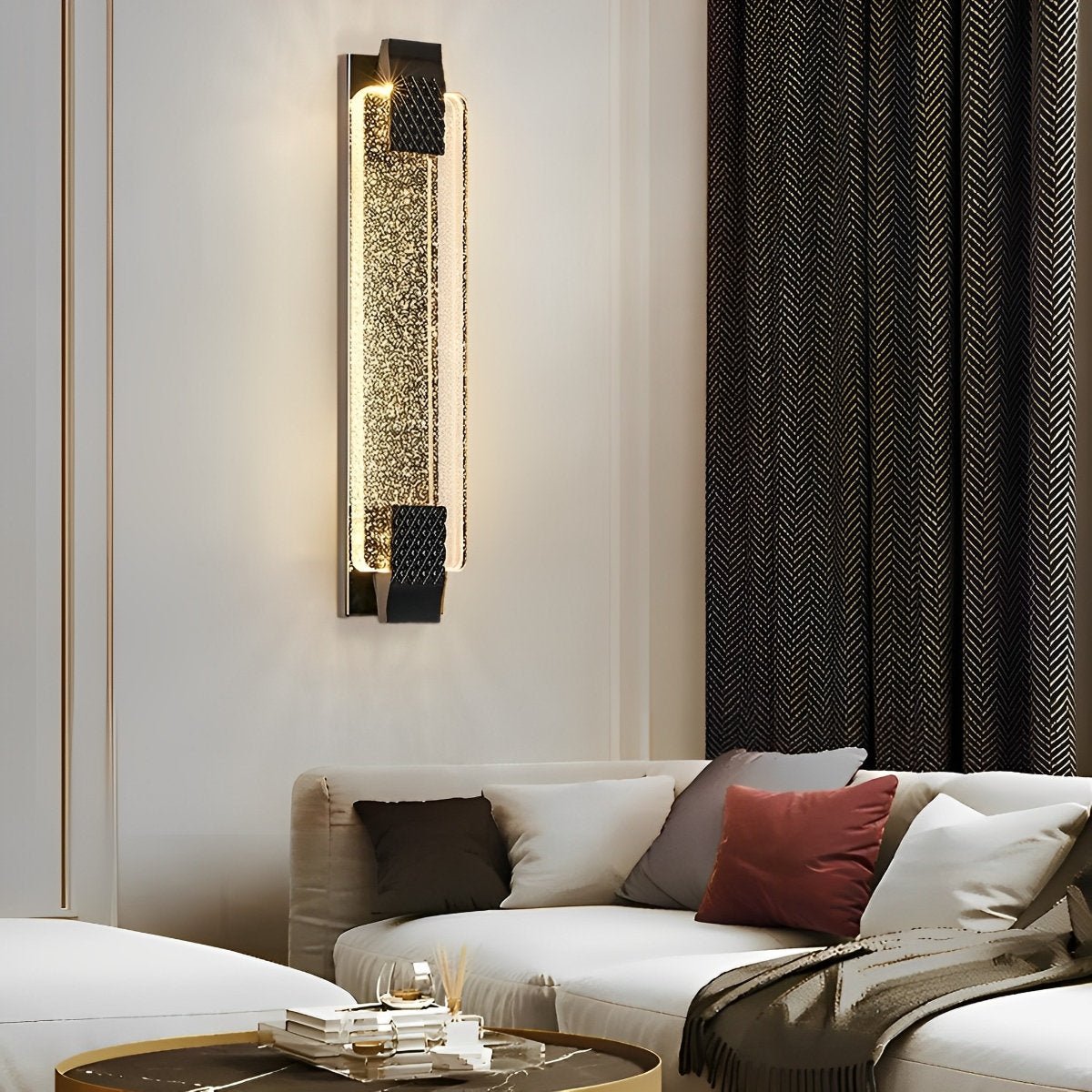 Crystal Bubbles Strip 3-Step Dimming Post-Modern LED Light