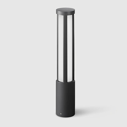 Modern Cylinder LED Black Outdoor Post Lights Pathway Light