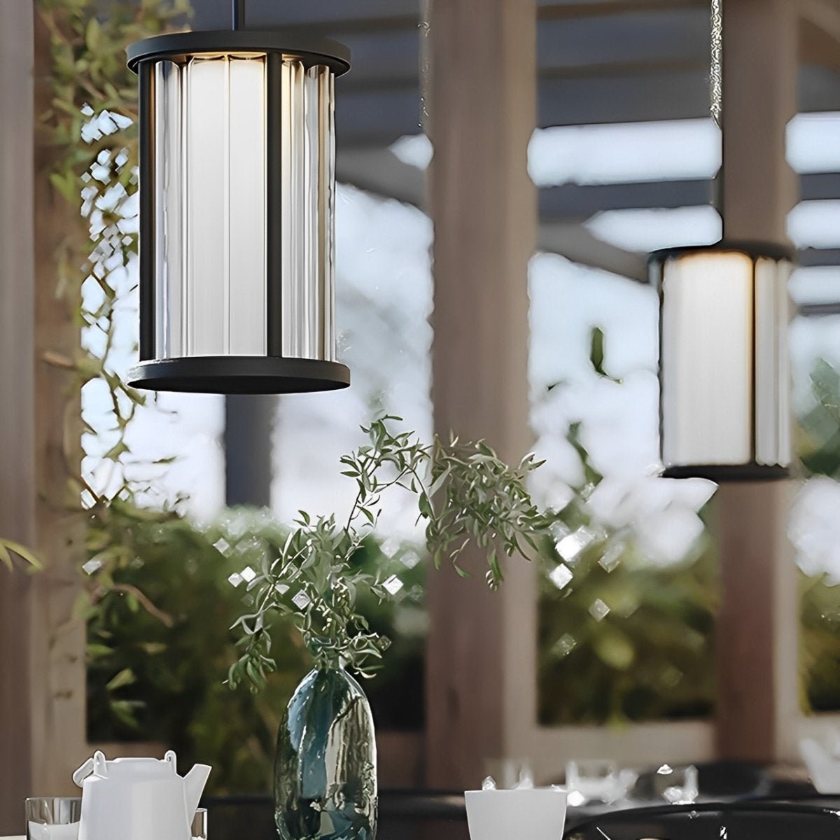 Cylinder Waterproof LED Outdoor Hanging Lights