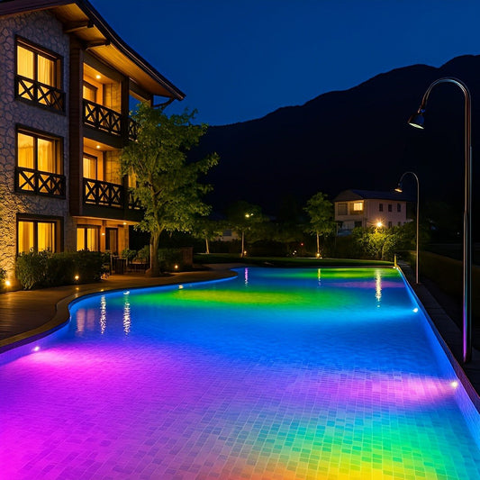 Smart Dimmable DC12V RGB Outdoor Underwater Recessed Ground LED Spot Lights