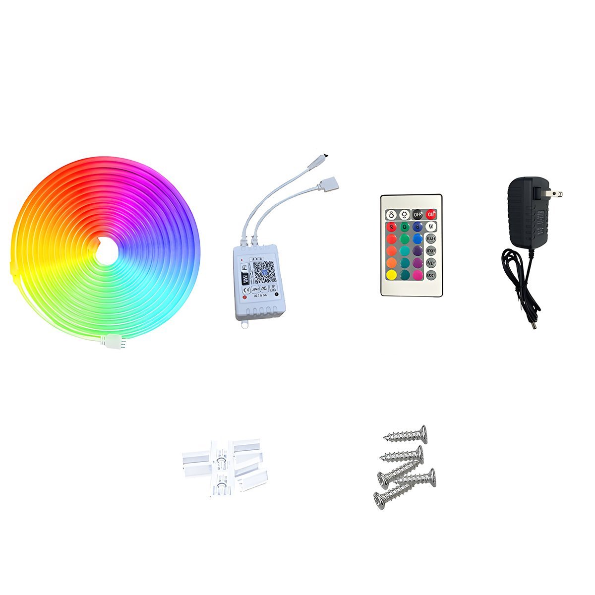 DIY RGB Recessed Atmosphere Streamer Flexible LED Neon Light Strip