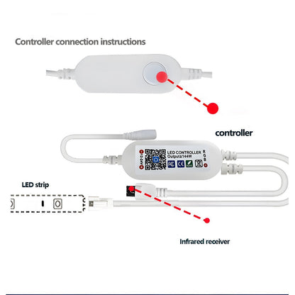 DIY RGB Recessed Atmosphere Streamer Flexible LED Neon Light Strip