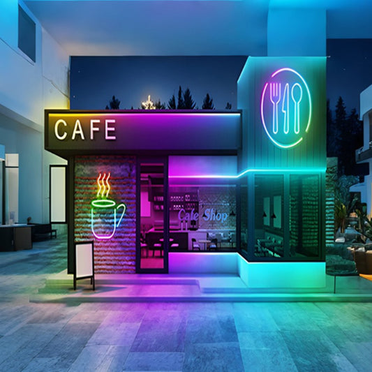 DIY RGB Recessed Atmosphere Streamer Flexible LED Neon Light Strip