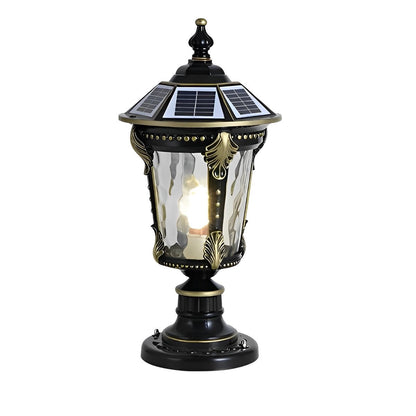 Dual Purpose Aluminum Retro Fence Post Light  Entrance Gate