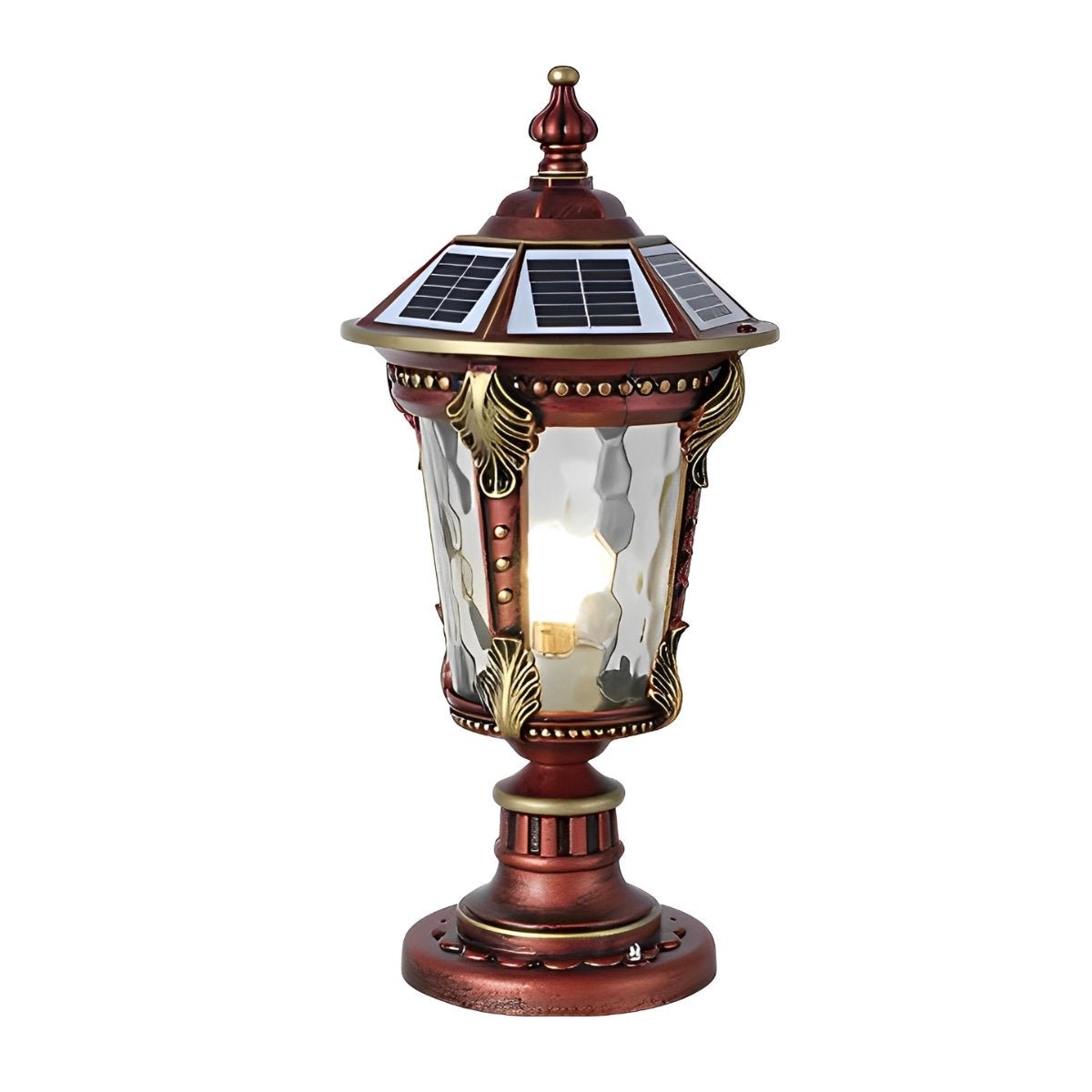 Dual Purpose Aluminum Retro Fence Post Light  Entrance Gate
