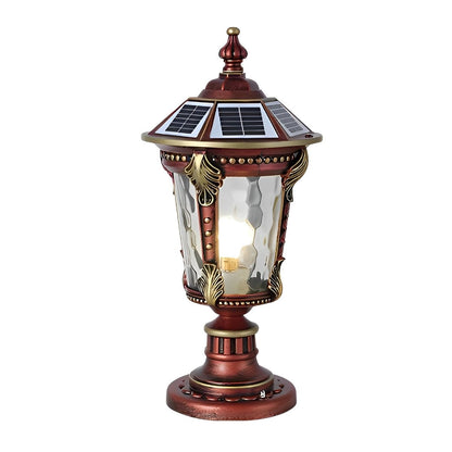 Dual Purpose Aluminum Retro Fence Post Light  Entrance Gate