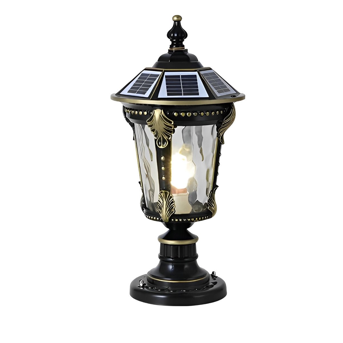 Dual Purpose Aluminum Retro Fence Post Light  Entrance Gate
