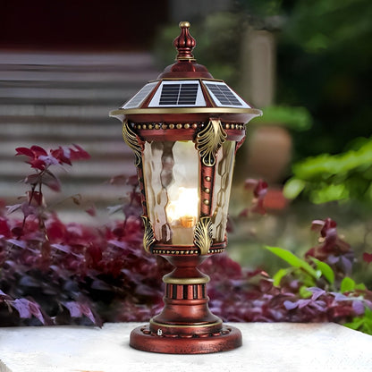 Dual Purpose Aluminum Retro Fence Post Light  Entrance Gate